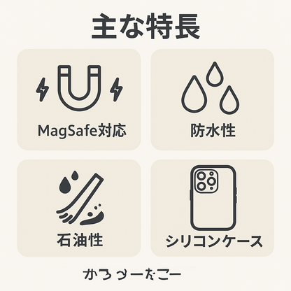新型リキッドケース｜耐衝撃・指紋防止・極薄ミニマルデザイン対応